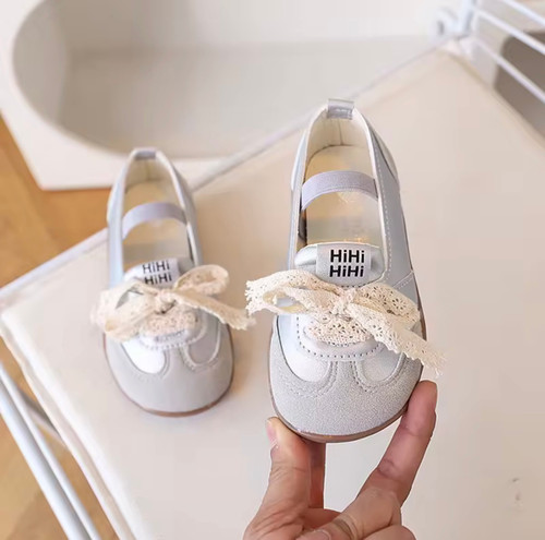 کفشهای مجلسی دخترانه لولیتا مدل Sweet Little Shoes 2026 کفشهای چرمی بچهگانه جدید توری پاپیونی مد روز، کفشهای تخت بچهگانه مجلسی و عروسی